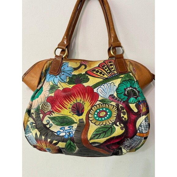 SHARIF ARTISAN IMPRESSIONS HANDPAINTED BAG - Picture 4 of 10